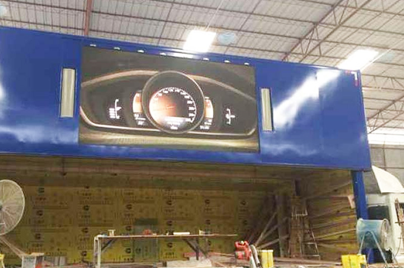 吉利傳媒車PH8戶外表貼車載LED顯示屏