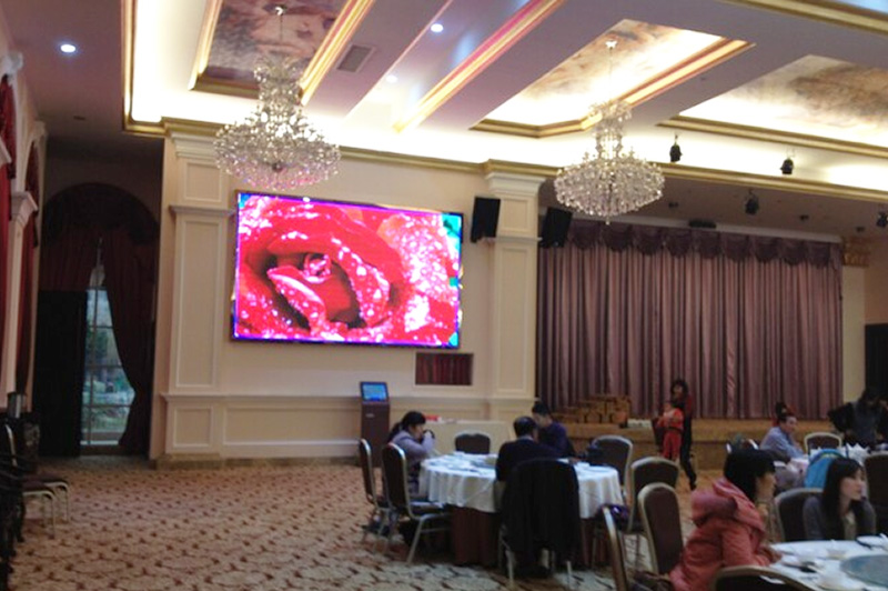 佛山一品桃園酒家PH6室內全彩LED顯示屏